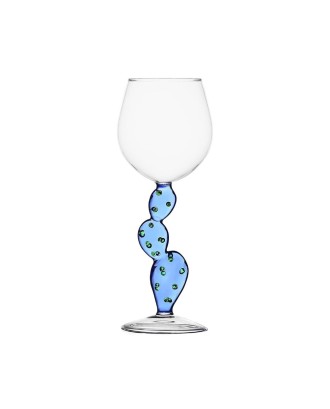 Pahar pentru vin, Cactus Light Blue, Desert Plants - designer Alessandra Baldereschi - ICHENDORF